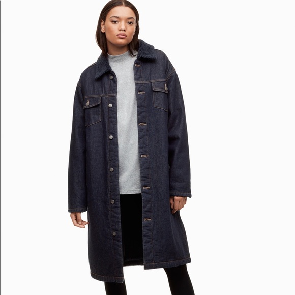 TNA Jackets & Blazers - TNA | Murad long denim coat